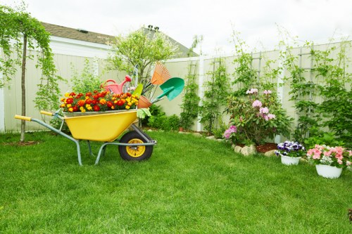 Soft landscaping and planting work for gardens in West Drayton